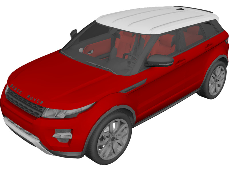 Range Rover Evoque 3D Model Download | 3D CAD Browser
