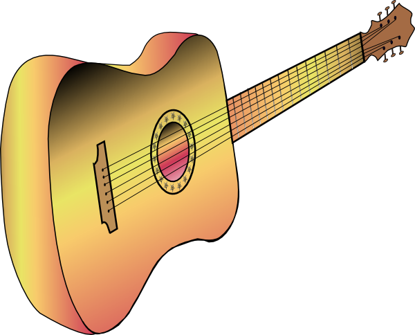 Guitar Profile clip art - vector clip art online, royalty free ...