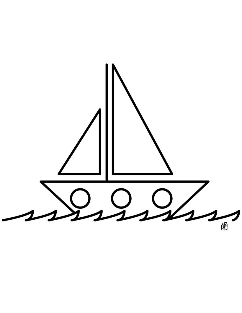 drawing-coloring-pages-of-boat ...