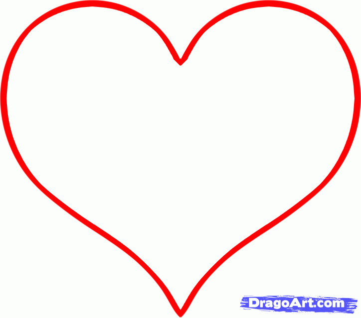 Heart Line Drawing images