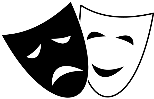 Comedy And Tragedy Masks Clipart - ClipArt Best