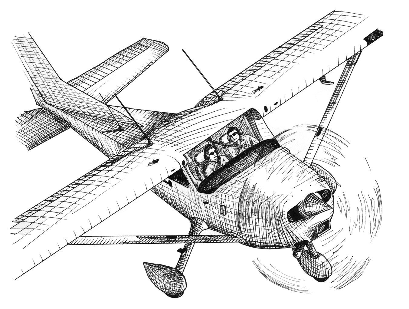 airplane drawing