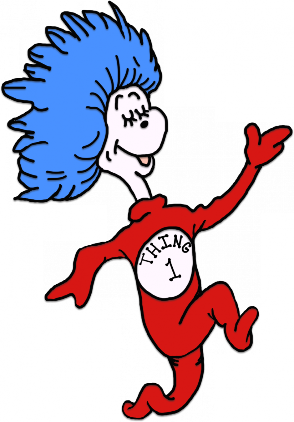 Thing 1 And Thing 2 Clipart Cliparts co