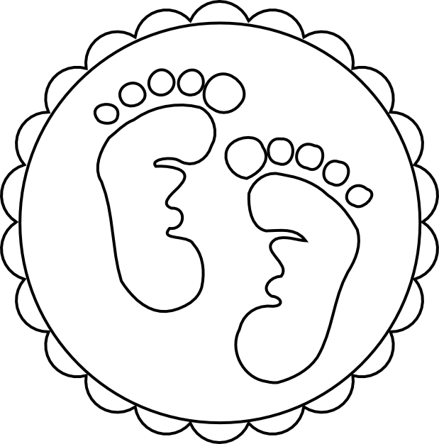 Baby Footprint Picture - ClipArt Best