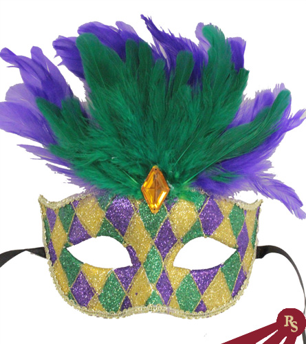 Festive Party Mask - Mardi Gras - Traditional Carnival Masks