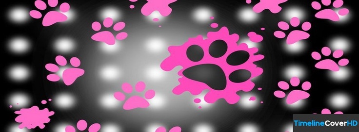 Pink Panther Footprints Timeline Cover 850x315 Facebook Covers ...