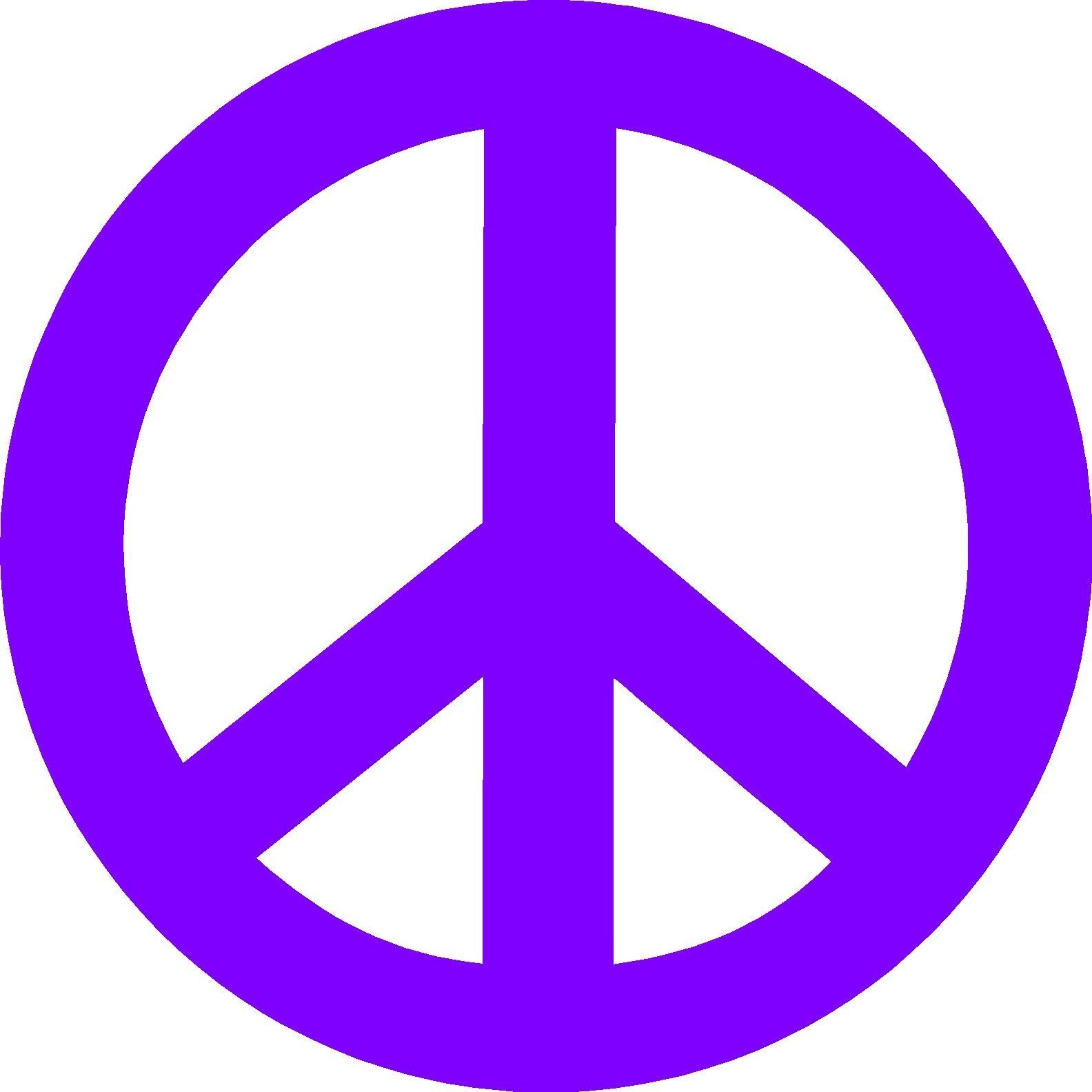 Peace Sign Vinyl Decal Sticker for Hippies Peacenicks by tonyabug