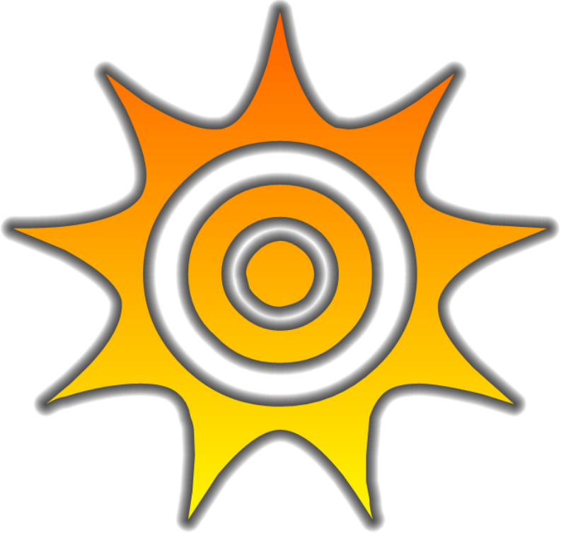Sun Glow Free Vector / 4Vector