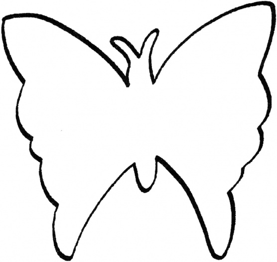 Butterfly Outline Template - ClipArt Best