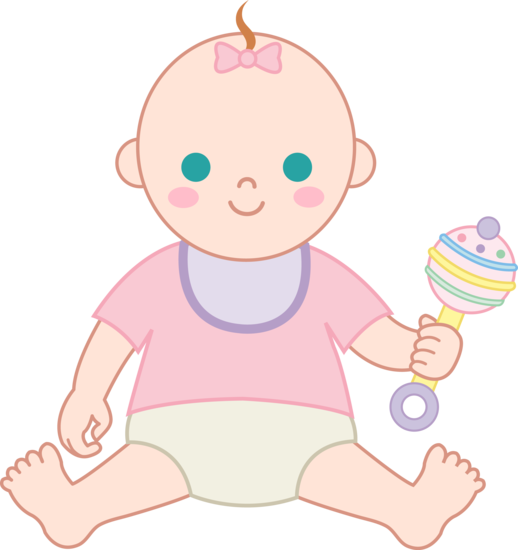 Baby Girl Rattle Clipartbaby Girl With Rattle Free Clip Art ...