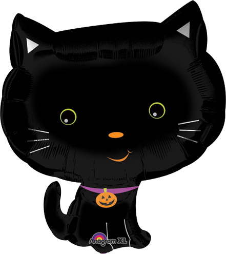Black Kitty Cat Balloon
