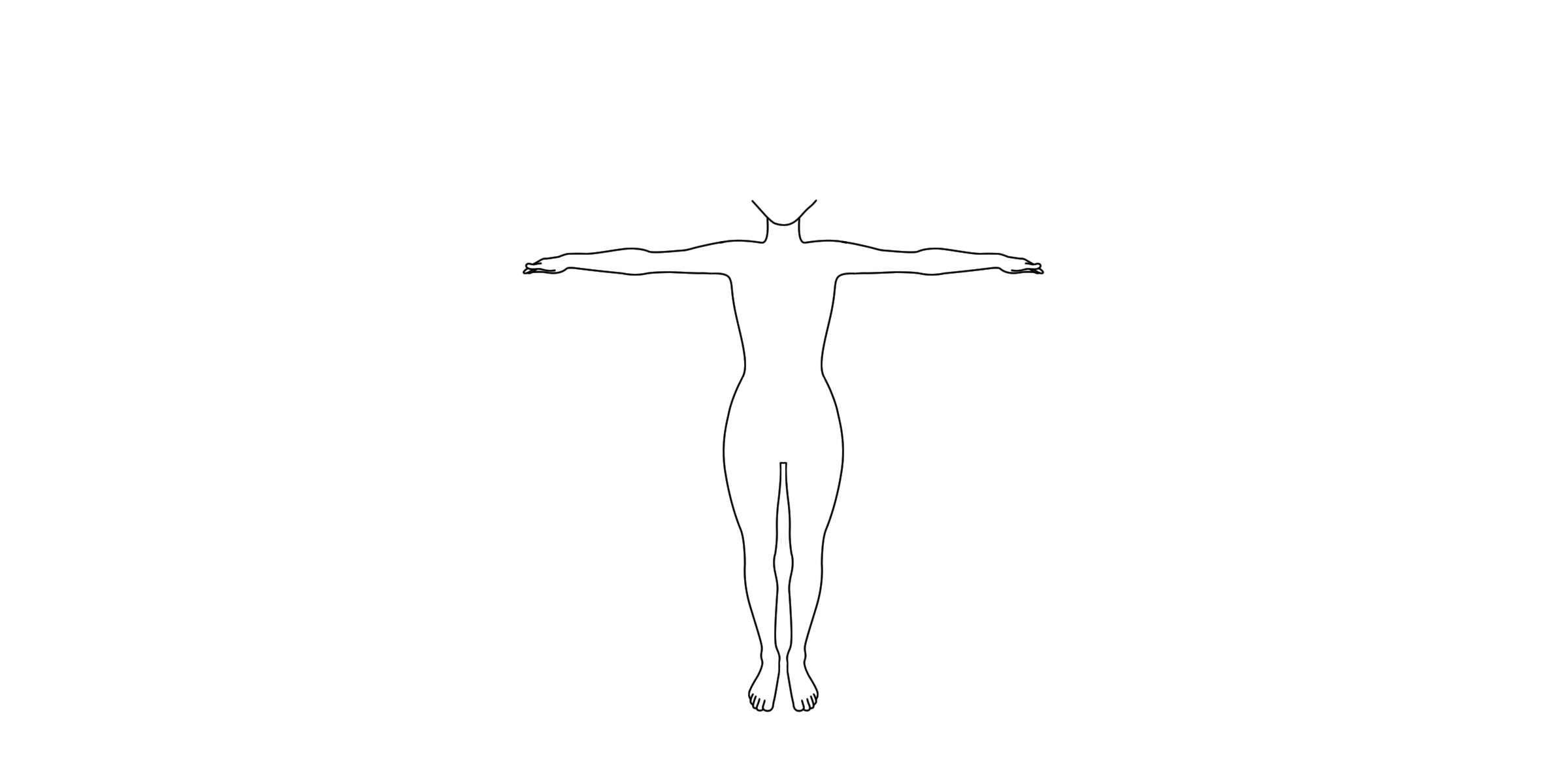 Female Body Outline Cliparts.co