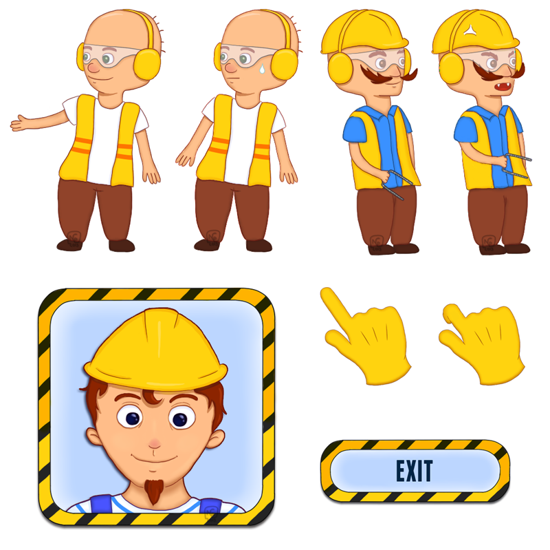 Graphics for Construction Work Game by Nikury on deviantART