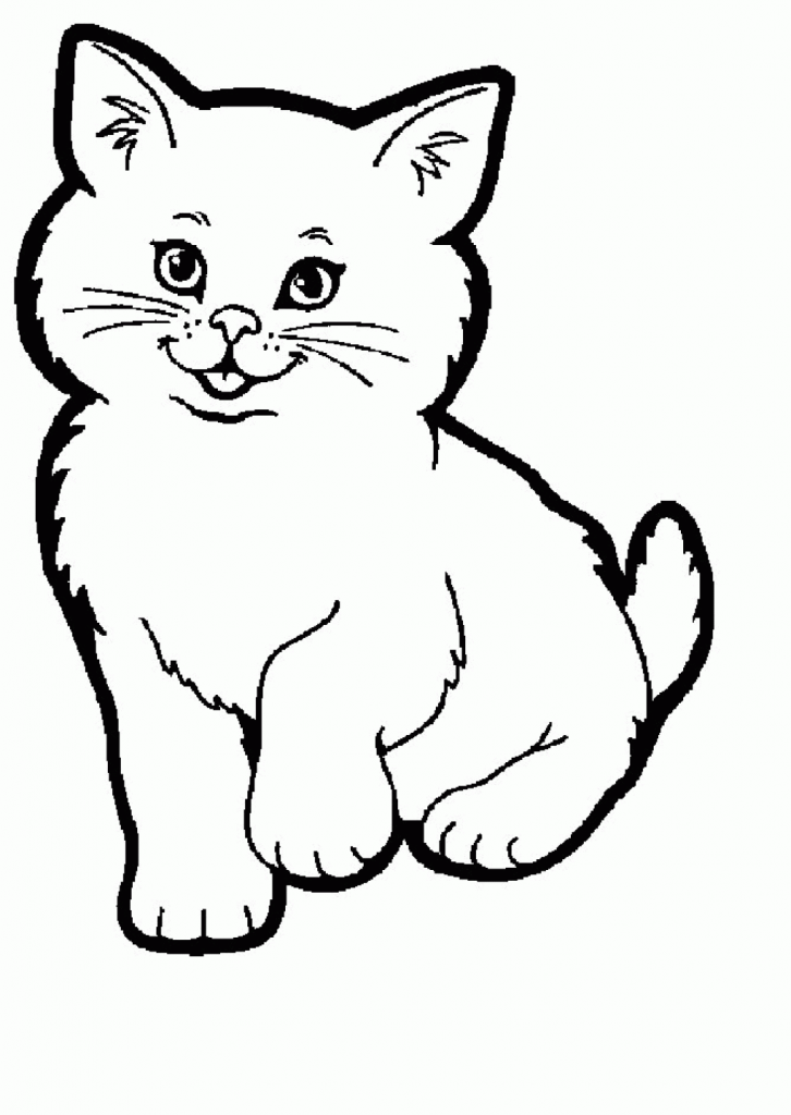 Black And White Cat Cartoon Cliparts.co