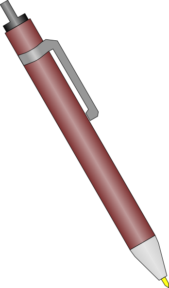 Red Pen clip art - vector clip art online, royalty free & public ...
