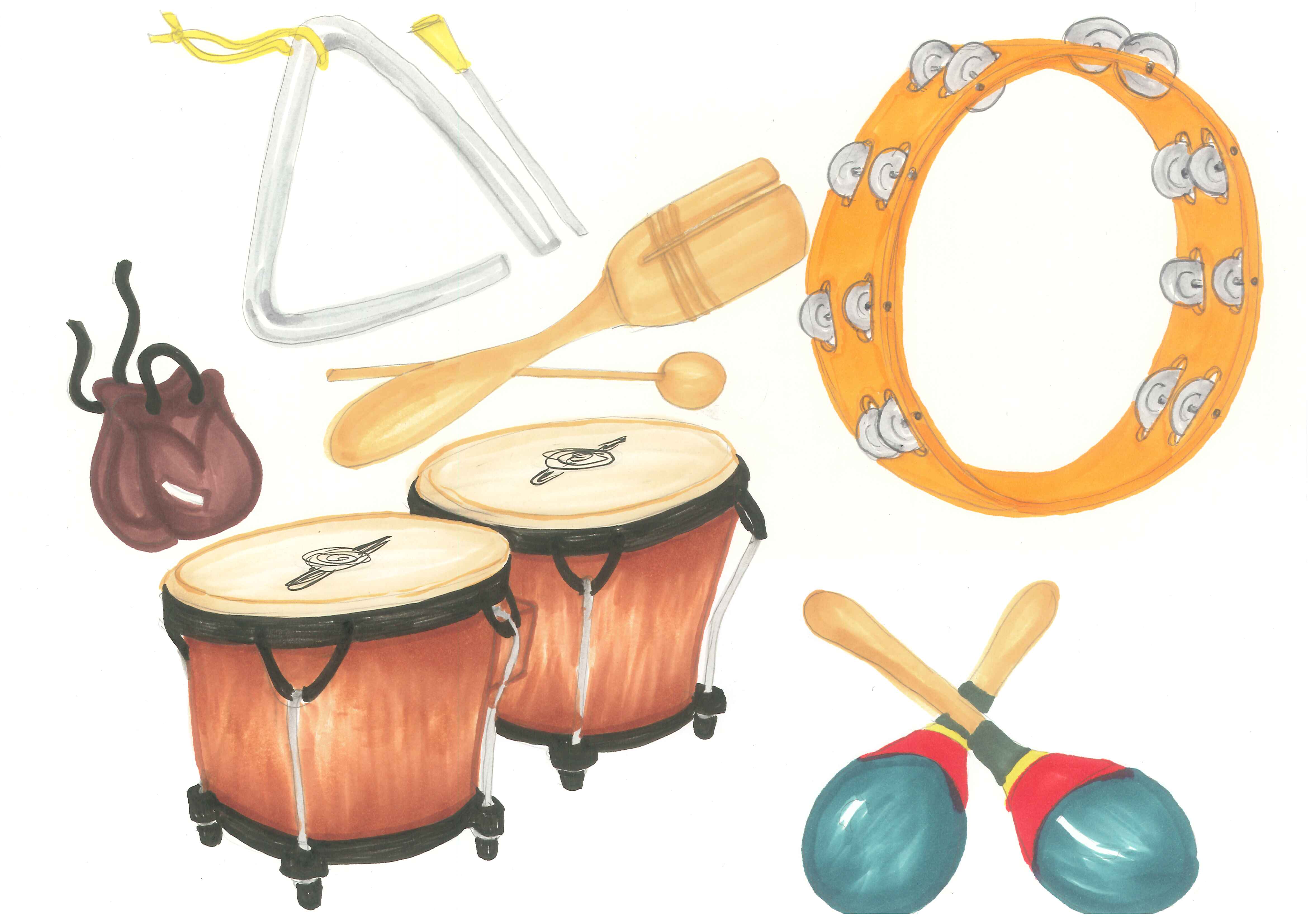 Clip Art – Musical Instruments by Stephanie Stoner | AJET