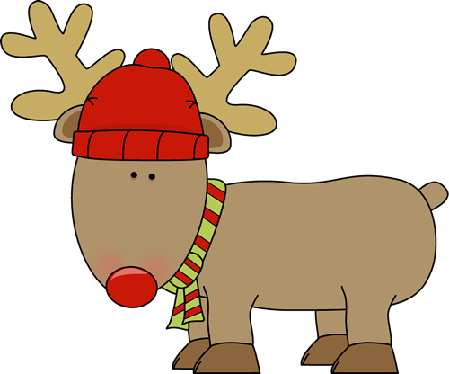 Holiday Reindeer Clip Art - Holiday Reindeer Image
