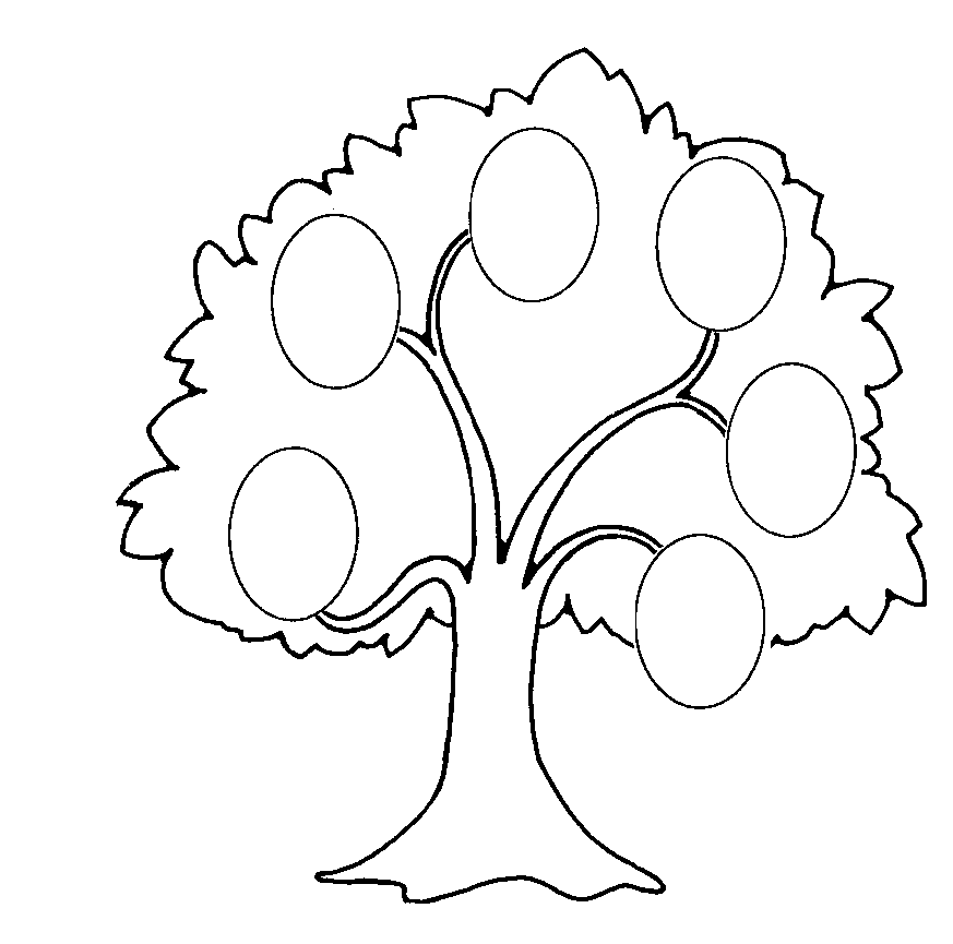 clipart family trees black and white - photo #11