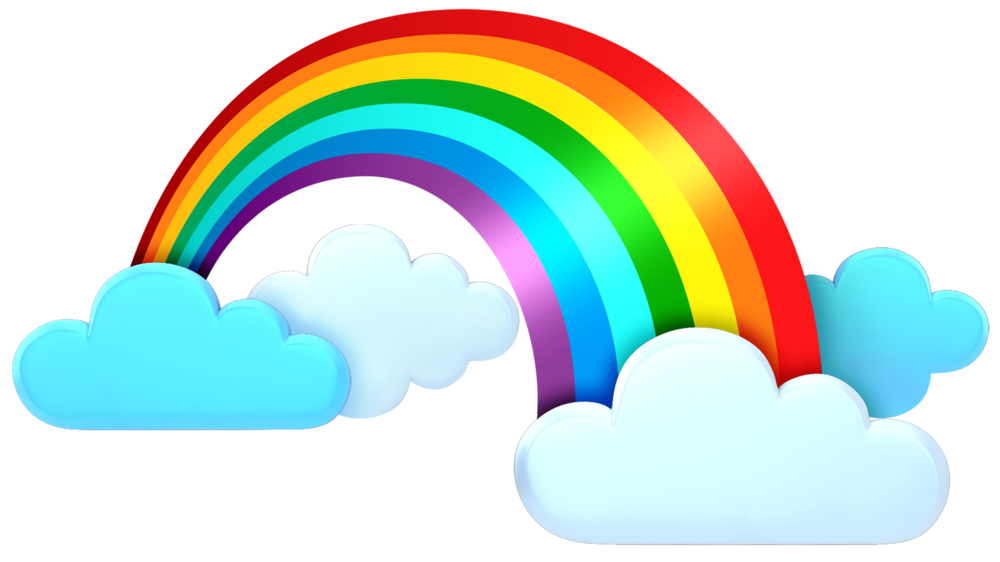 free clip art of rainbow - photo #44