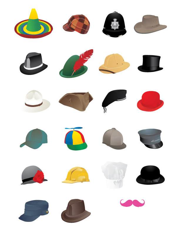Free Vector Hats | Free Vectors Daily | Download High-Quality Free ...