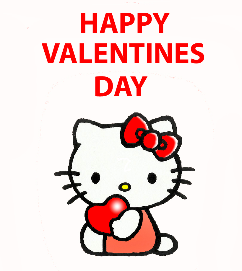 Happy Valentines Day Hello Kitty | Quotes. - Cliparts.co