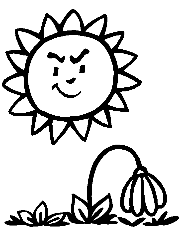 wilted flower - smilecoloring.com