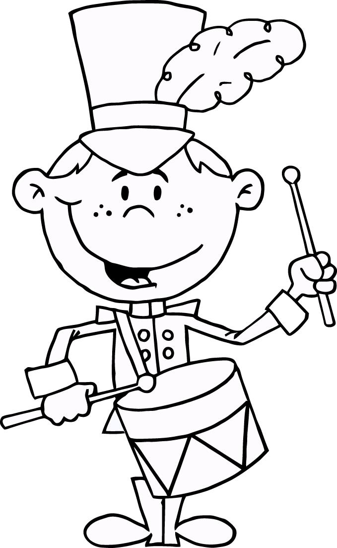 drummer drumming coloring pages for kids - Coloring Point ...