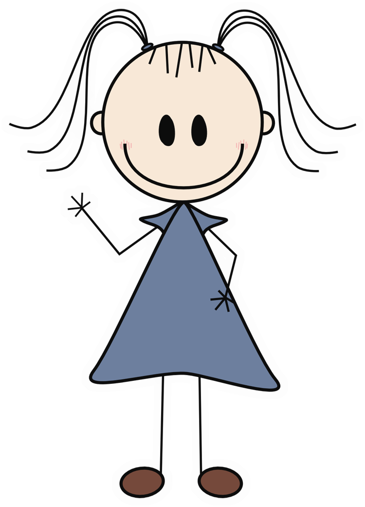 Stick Figure Girl Clip Art - Cliparts.co