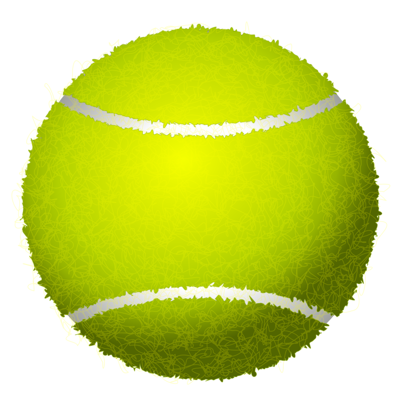 Clipart - Tennis Ball NoShadow