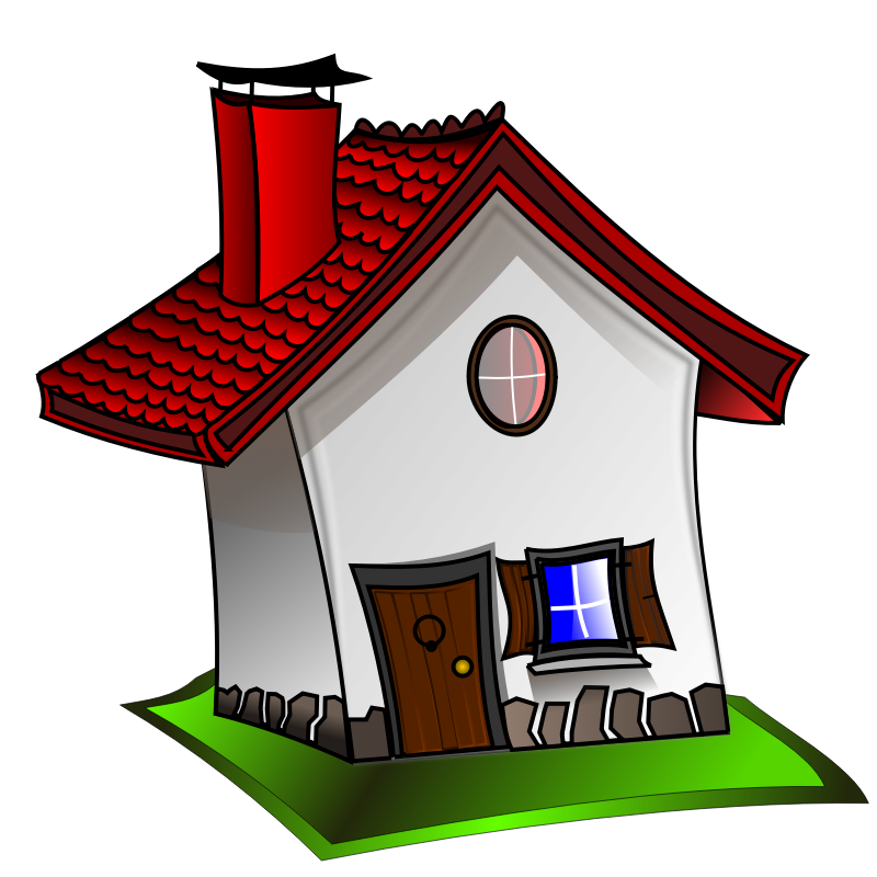 cartoon house clipart free - photo #2