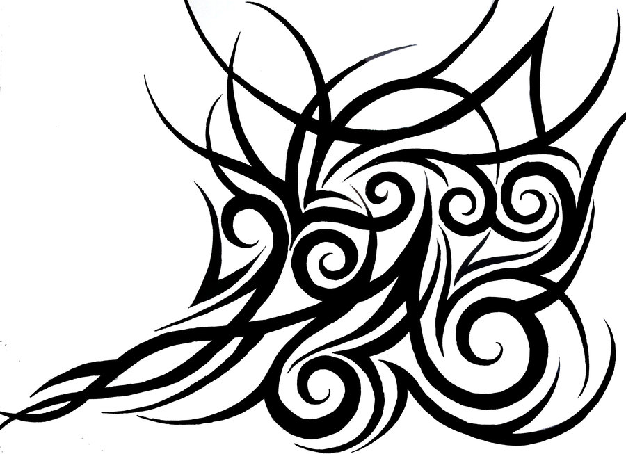 Black And White Tribal Designs - Cliparts.co