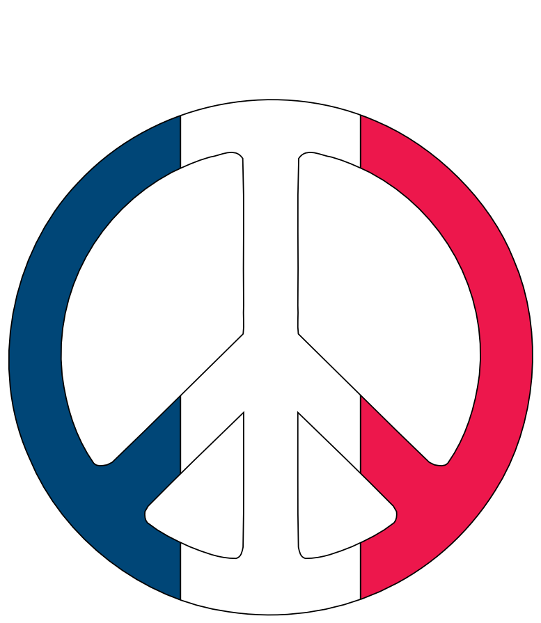 Scalable Vector Graphics SVG France Flag Peace Symbol scallywag ...