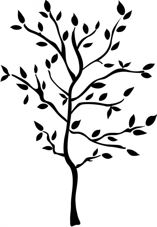 Tree Silhouette Wall Decals | Lulu and Georgia - ClipArt Best ...