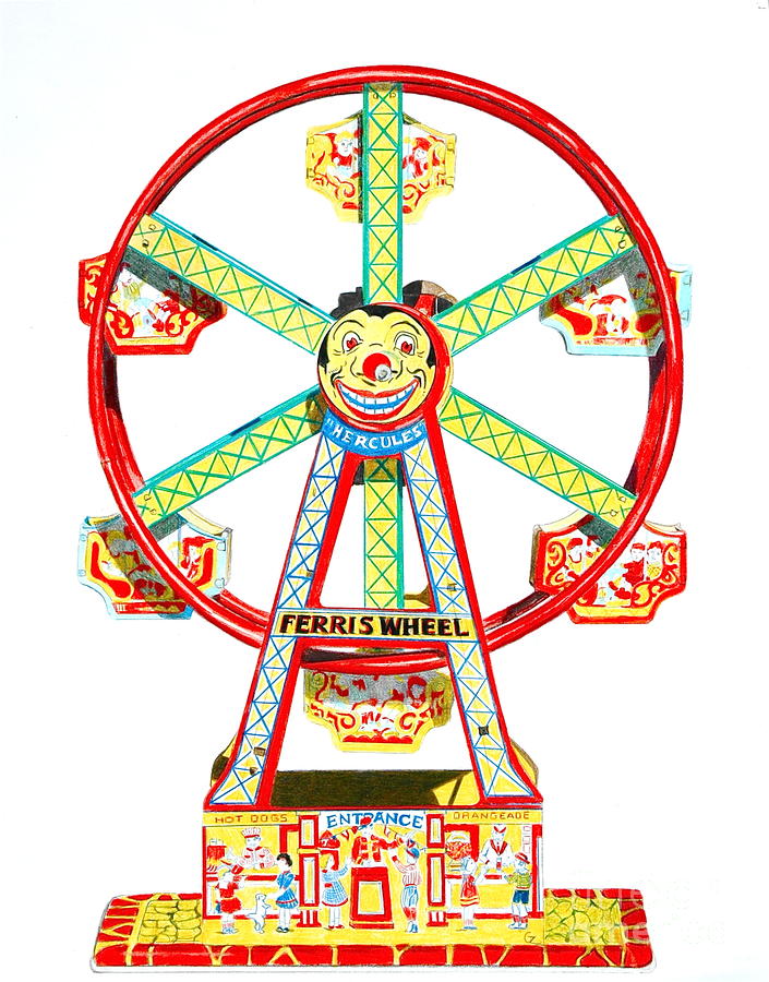 Ferris Wheel Drawing 3d Images & Pictures - Becuo
