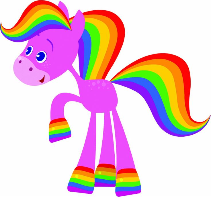 Rainbow Horse | Baby firs tv | Pinterest