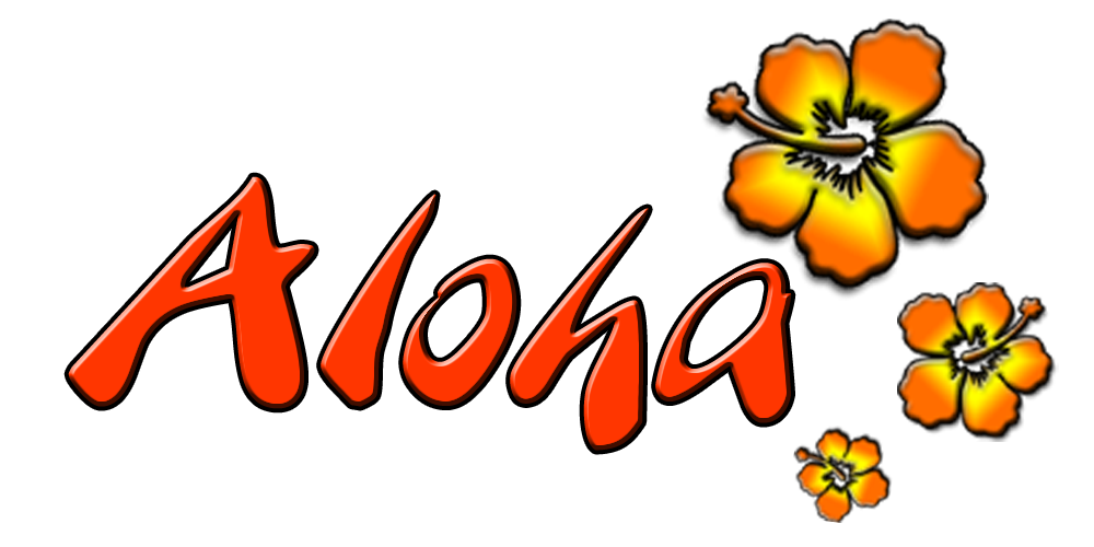 Logo Aloha image - vector clip art online, royalty free & public ...