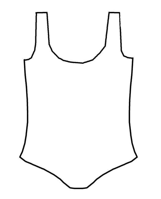 leotard outline for ballet art project | Favorite Recipes | Pinterest