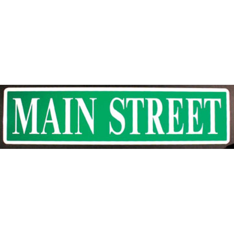Main Street-Street Sign