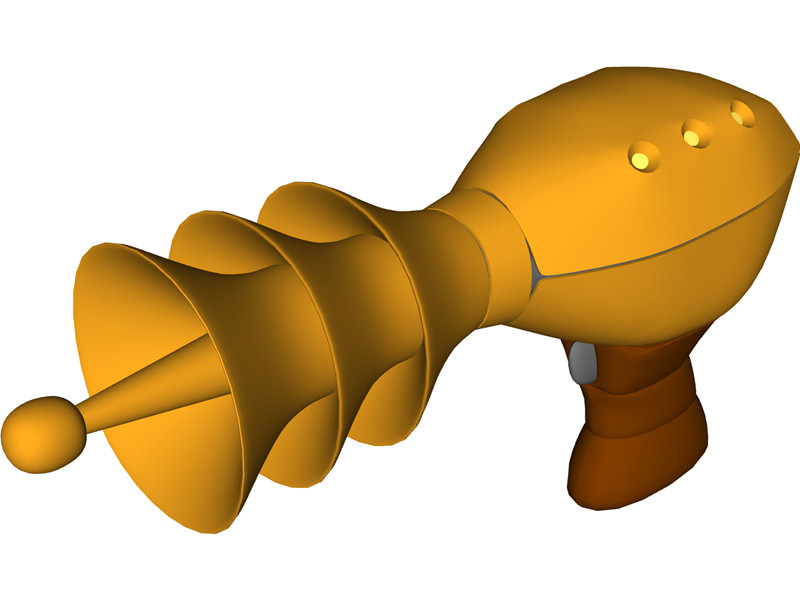 Alien Gun Free 3D Model Download | 3D CAD Browser