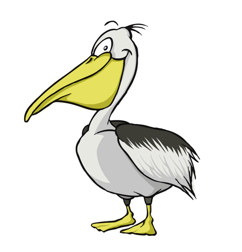 pelican By grega | Nature Cartoon | TOONPOOL