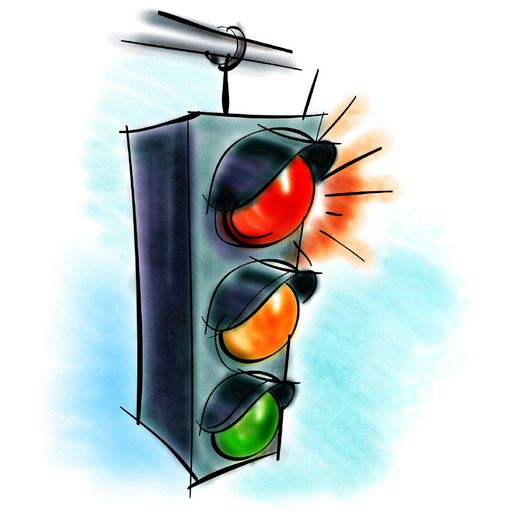 Images For > Stop Traffic Light