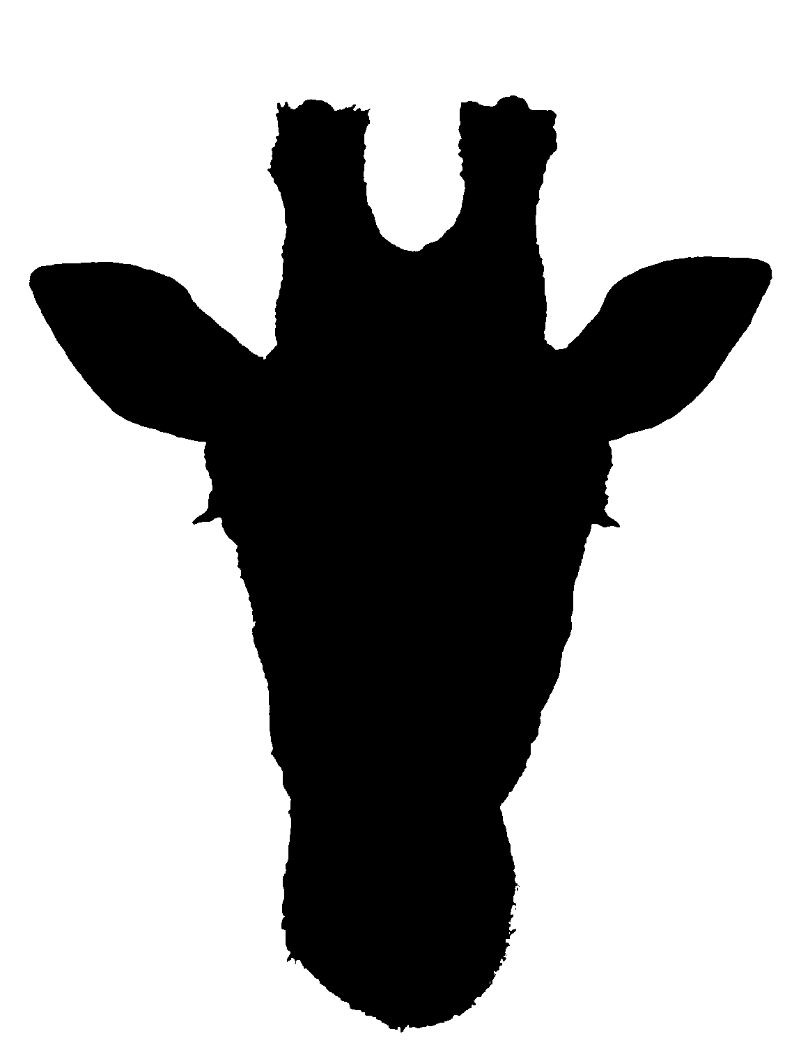 Giraffe Silhouette - ClipArt Best