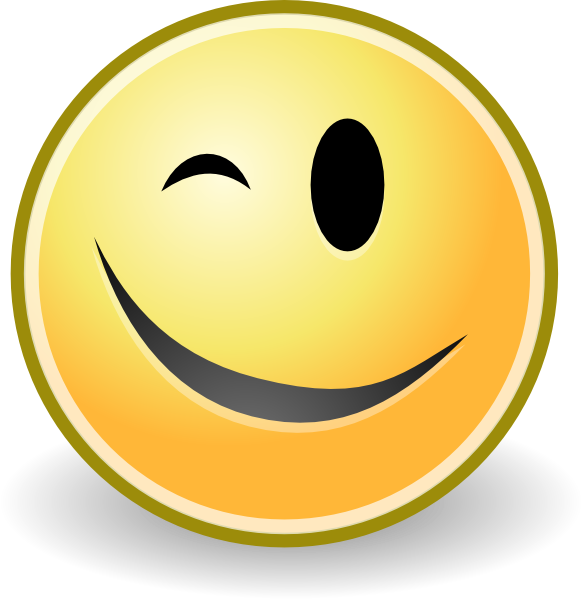 Winking Smiley Face Clip Art | Clipart Panda - Free Clipart Images