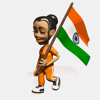 Indian Waving Flag Animation - mobile9