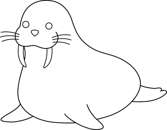 Walrus Clipart Black And White | Clipart Panda - Free Clipart Images