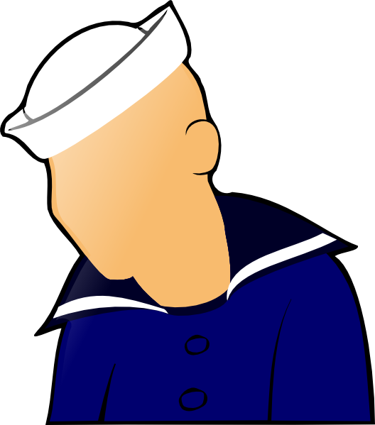 Sailor Figure clip art - vector clip art online, royalty free ...