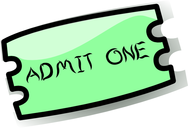 Movie Ticket Clipart Black And White | Clipart Panda - Free ...