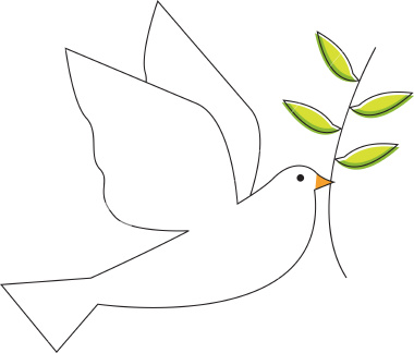 Christian Art | Symbols: Dove-with-olive-branch