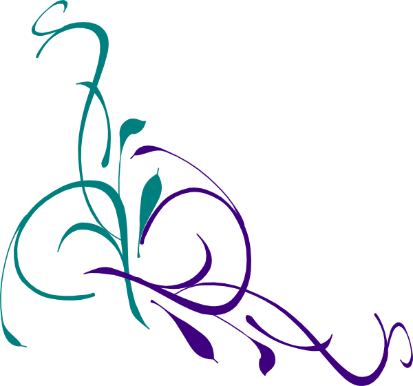 Floral Swirl SVG Downloads - Flowers - Download vector clip art online