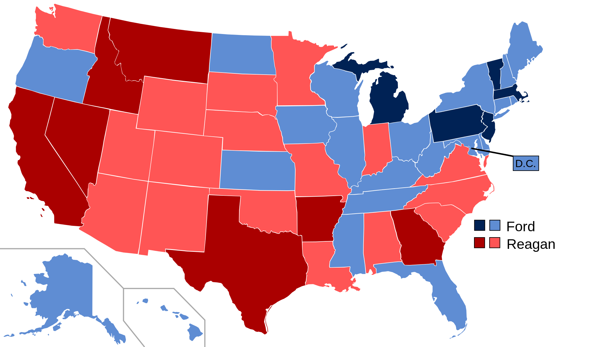Republican Party presidential primaries, 1976 - Wikipedia, the ...